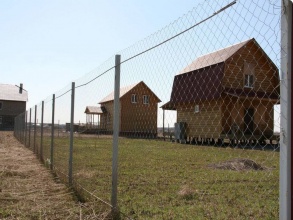 Забор из сетки рабицы в натяг с протяжкой арматуры 150 метров фото в Чкаловске