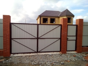 Забор с воротами и калиткой 90 метров фото в Чкаловске